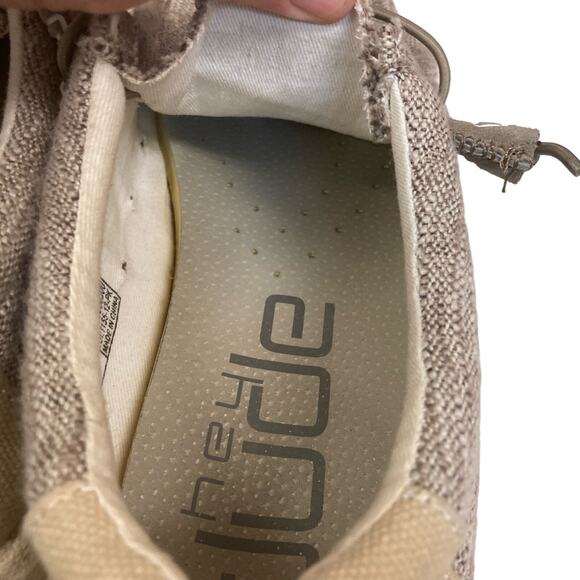 Hey Dude Shoes Tan Wally‎ Woven Size 9 - Picture 7 of 8